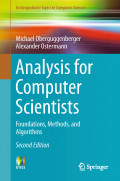 Analysis for Computer Scientist: Foundations, Methods, and Algorithms
