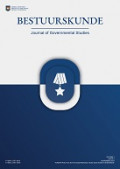 Bestuurskunde: Journal of Governmental Studies Volume 1 Issue 2 November 2021