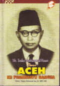 Mr. Teuku Moehammad Hasan: Gubernur Sumatera, dari Aceh ke pemersatu bangsa