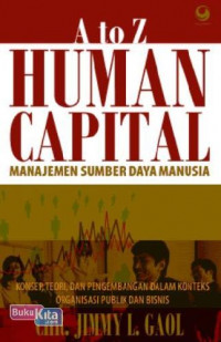 A to Z Human Capital Manajemen Sumber Daya Manusia: Konsep, Teori, dan Pengembangan dalam Konteks Organisasi Publik dan Bisnis