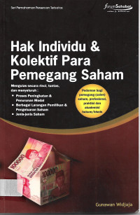 Hak Individu & Kolektif Para Pemegang Saham