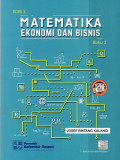 Matematika Ekonomi dan Bisnis Buku 1 Edisi 4