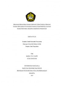 PERANAN PENAGIHAN PAJAK DENGAN SURAT PAKSA SEBAGAI USAHA PENCAIRAN TUNGGAKAN PAJAK DI KANTOR PELAYANAN PAJAK PRATAMA JAKARTA MAMPANG PRAPATAN