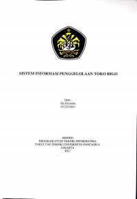 Skripsi: Sistem Informasi Penggelolaan Toko Bigo