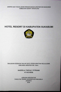 Skripsi:Hotel Resort di Kabupaten Sukabumi