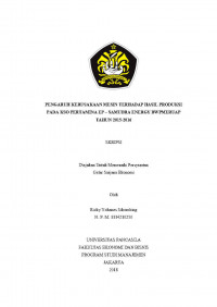 PENGARUH KERUSAKAN MESIN TERHADAP HASIL PRODUKSI PADA KSO PERTAMINA EP - SAMUDRA ENERGY BWPMERUAP TAHUN 2015-2016