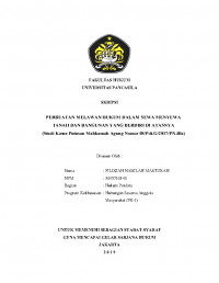 PERBUATAN MELAWAN HUKUM DALAM SEWA MENYEWA TANAH DAN BANGUNAN YANG BERDIRI DI ATASNYA (STUDI KASUS PUTUSAN MAHKAMAH AGUNG NO. 08/PDT.G/2017/PN.BLA).