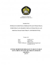 PENERAPAN SANKSI PIDANA TERHADAP PELAKU TINDAK PIDANA PEMBUNUHAN YANG DIDAHULUI DENGAN TINDAK PIDANA LAIN (STUDI KASUS PUTUSAN PERKARA PIDANA NOMOR 1269/PID.B/2019/PN.PLG).