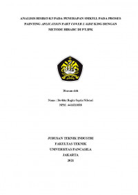 Skripsi: Analisis Risiko K3 pada Penerapan SMK3LL pada Proses Painting Application Part Cover L Side K25G dengan Metode HIRARC di PT. IPK