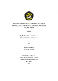 PENGARUH KOMPENSASI DAN KOMITMEN ORGANISASI TERHADAP KINERJA KARYAWAN PADA RSUD BUIDHI ASIH JAKARTA TIMUR