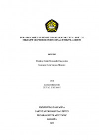 PENGARUH KOMPETENSI DAN PENGALAMAN INTERNAL AUDITOR TERHADAP SKEPTISME PROFESIONAL INTERNAL AUDITOR