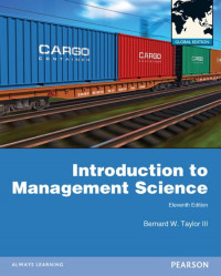 Introduction to Management Science Elevent Edition