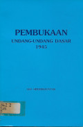 PEMBUKAAN UNDANG-UNDANG DASAR 1945