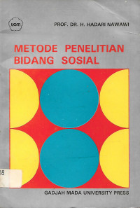 METODE PENELITIAN BIDANG SOSIAL