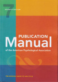 Publication Manual of the American Psychological Association Seventh Edition