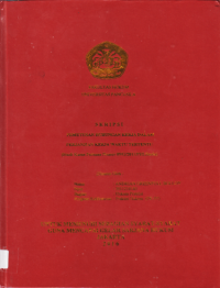 PEMUTUSAN HUBUNGAN KERJA DALAM PERJANJIAN KERJA WAKTU TERTENTU (STUDI KASUS PUTUSAN NOMOR 09/G/2011/PHI.SMDA).