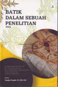 Batik Dalam Sebuah Penelitian