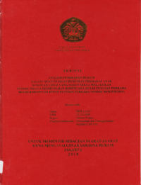 ANALISIS PENERAPAN HUKUM DALAM MENJATUHKAN HUKUMAN TERHADAP ANAK DI BAWAH UMUR YANG TURUT SERTA MELAKUKAN TINDAK PIDANA PEMBUNUHAN BERENCANA (STUDI PUTUSAN PERKARA 08/PID.B/2013/PN.GS. JUNTO PUTUSAN PERKARA NOMOR 96PK/PID/2016).