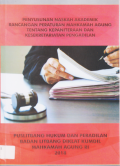 PENYUSUNAN NASKAH AKADEMIK RANCANGAN PERATURAN MAHKAMAH AGUNG TENTANG KEPANITERAAN DAN KESEKRETARIATAN PENGADILAN