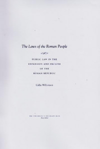 THE LAWS OF THE ROMAN PEOPLE