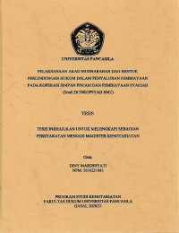 Tesis: Pelaksanaan Akad Mudharabah Dan Bentuk Perlindungan Hukum Dalam Penyaluran Pembiayaan Pada Koperasi Simpan Pinjam Dan Pembiayaan Syariah (Studi di INKOPSYAH BMT)