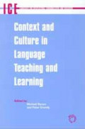 Context and Culture in Language Teaching and Learning