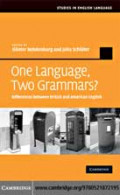 One language, two grammars?: differences between British and American English