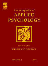 Encyclopedia of Applied Psychology