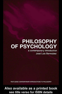 Philosophy of psychology: a contemporary introduction