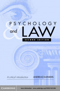 Psychology and Law: A Critical Introduction