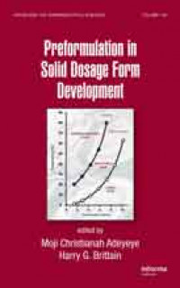 Preformulation in Solid Dosage Form Developmen