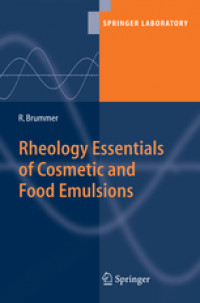 Rheology Essentials Of Cosmetic and Food Emulsions