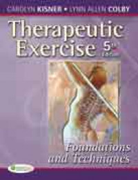 Therapeutic Exercise Foundations and Techniques