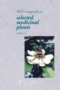 WHO Monographs on Selected Medicinal Plants