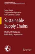 Sustainable Supply Chains