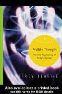 Visible thought: the New psychology of body