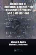 Handbook of industrial engineering equations, formulas, and calculations