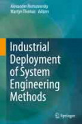 Industrial Deployment of System Engineering Methods