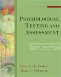 Psychological Testing and Assessment: An Introduction to Tests and Measurement