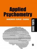 Applied Psychometry