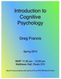 Introduction to Cognitive Psychology