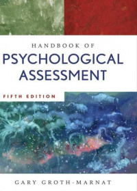 HANDBOOK OF PSYCHOLOGICAL ASSESSMENT