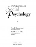 Encyclopedia of Social Psychology