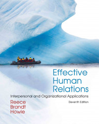 Effective Human Relations: Interpersonal and Organizational Applications