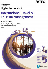 Pearson Higher Nationals in International Travel & Tourism Management