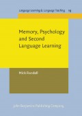 Memory, Psychology and Second Language Learning