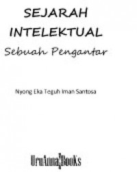 Sejarah Intelektual: Sebuah Pengantar