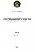 Perbandingan Kelengkapan Resep Non-Elektronik dengan E-Perscription Periode Bulan April 2020 di Instalasi Rawat Jalan RS X Jakarta