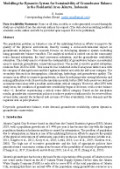 Modelling the Dynamics System for Sustainability of Groundwater Balance in the Residential Area Jakarta, Indonesia