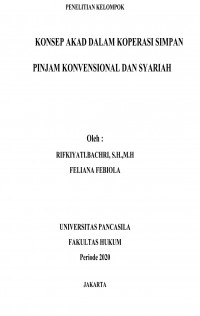 Konsep Akad dalam Koperasi Simpan Pinjam Konvensional dan Syariah